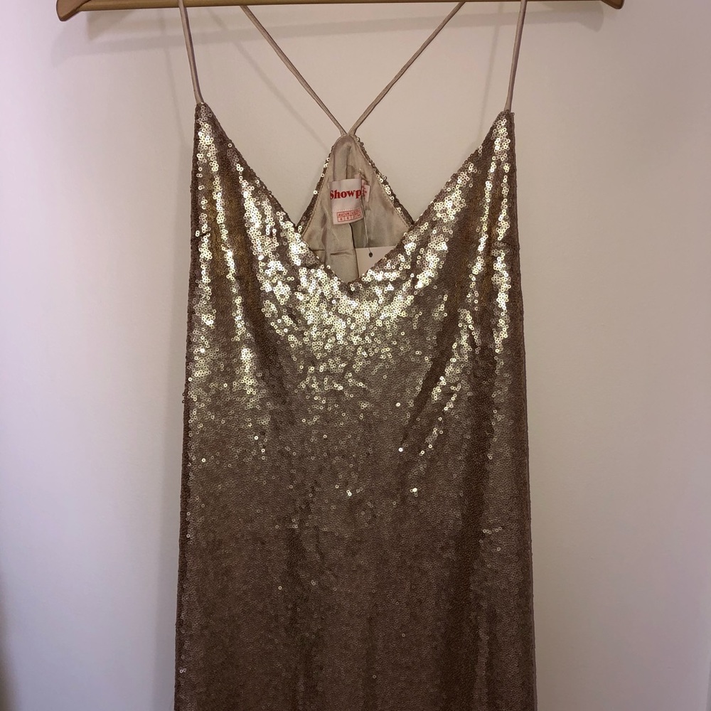 Champagne Sequin Dress